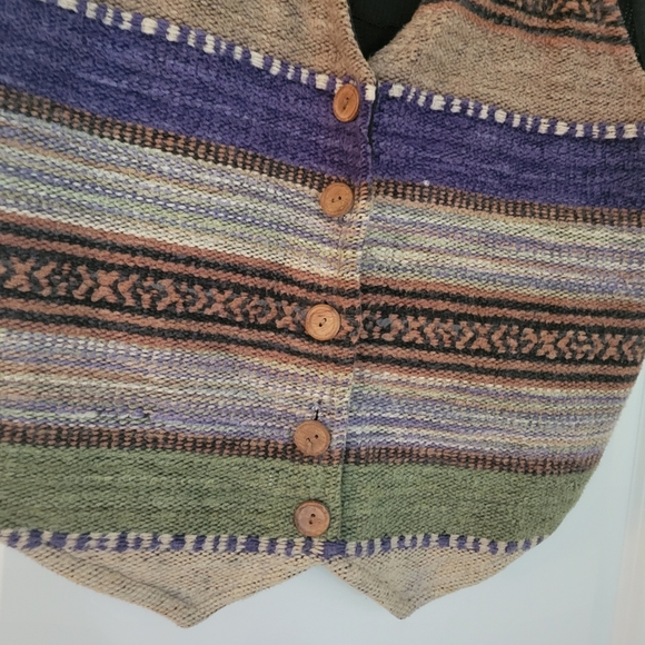 Vintage Tangibles Knitted Sweater Vest - Picture 3 of 7